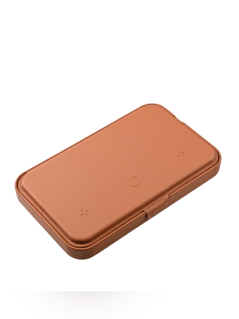 MOB CASE – Travel Wallet with 3-in-1 MagSafe Charger - Terracotta Orange